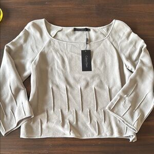 NWT Calvin Klein Collection Crepe Blouse size 40